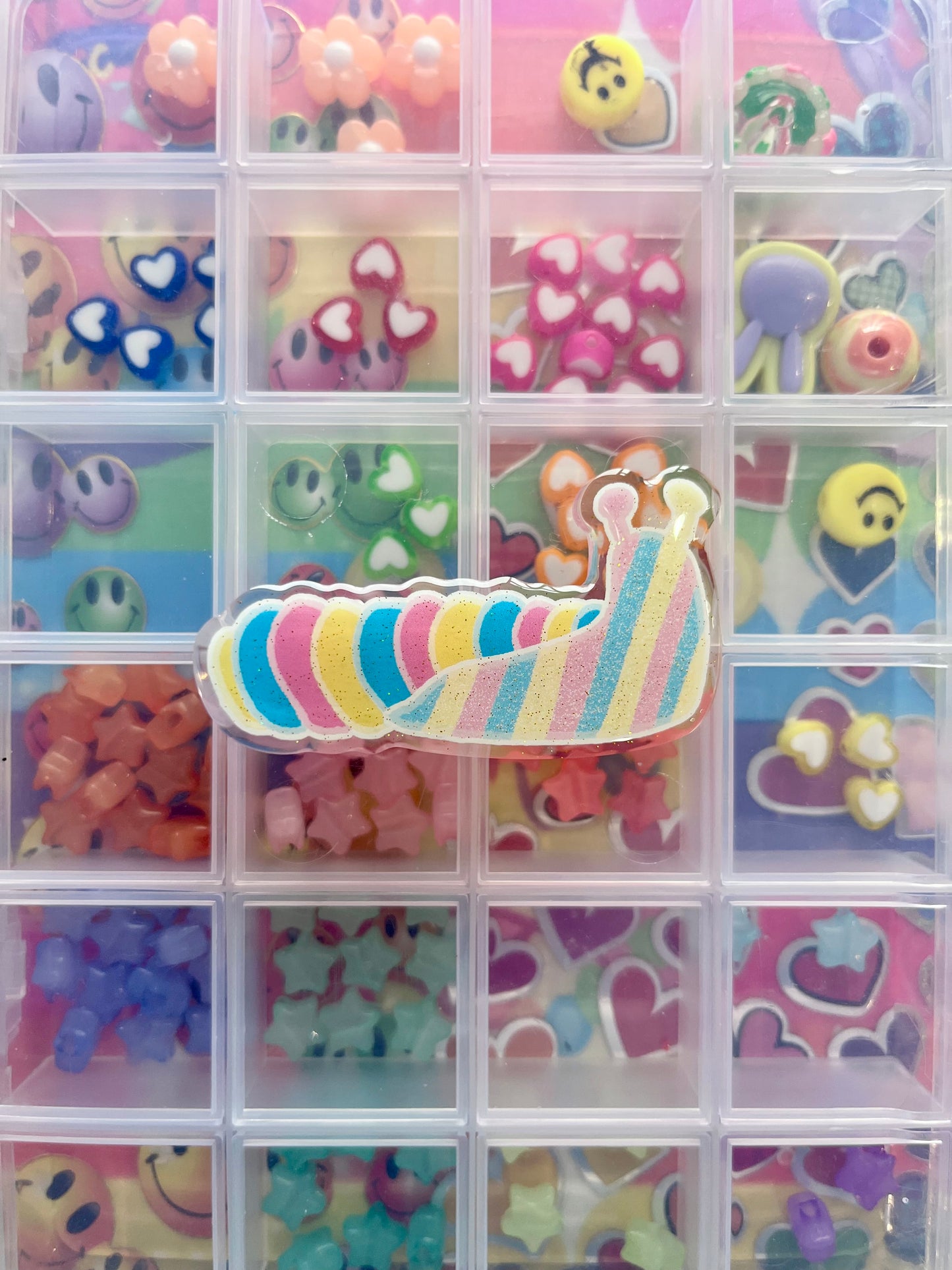 DECORA SLUGZ グリッターエポキシ キャンディスラッグス ヘアクリップ