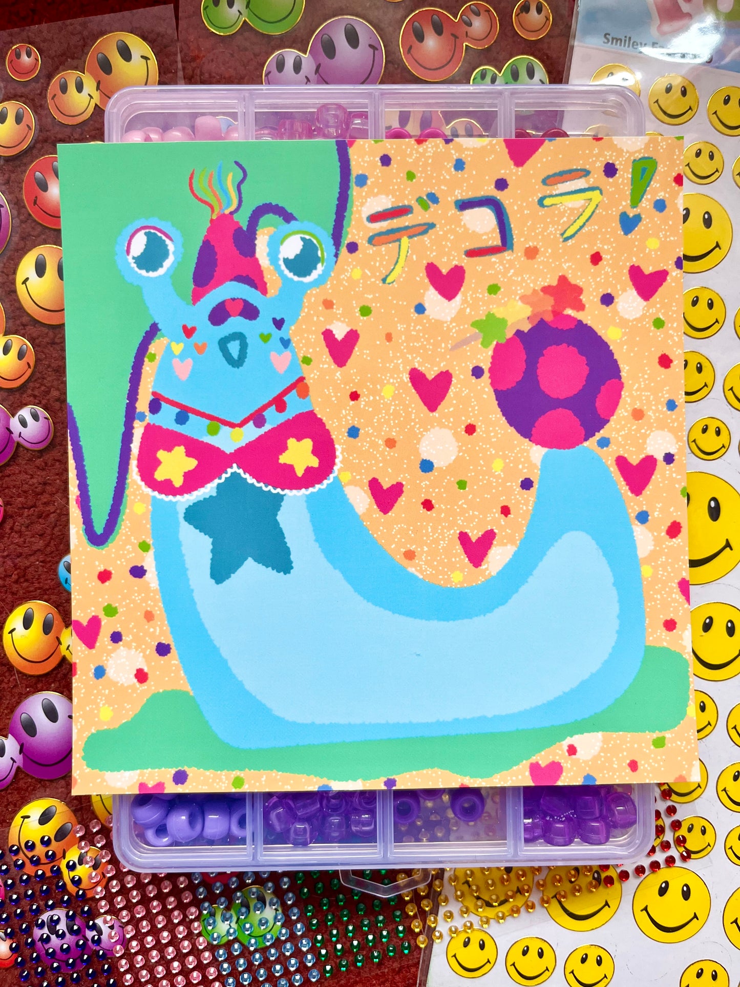 DECORA SLUGZ Illustration A5 Art Print