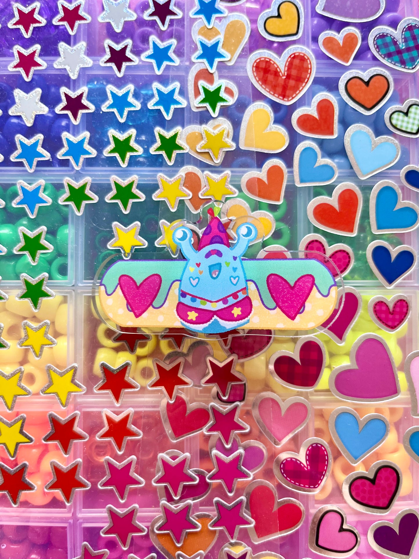 DECORA SLUGZ Character Acrylic Hairclip