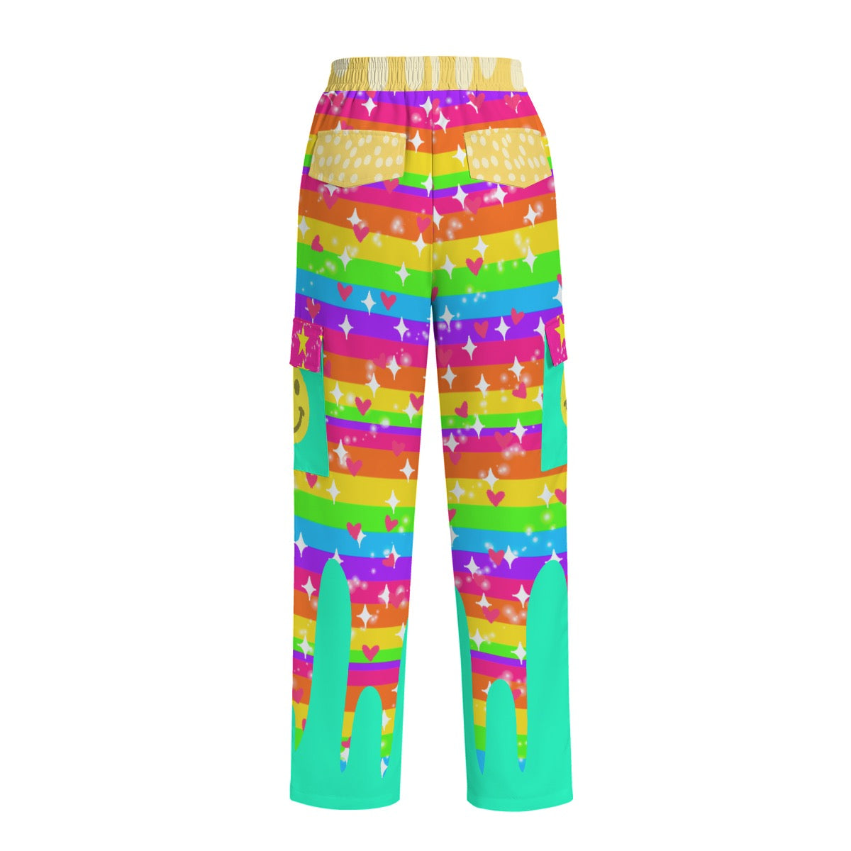 レインボースラッグスライムカーゴパンツ