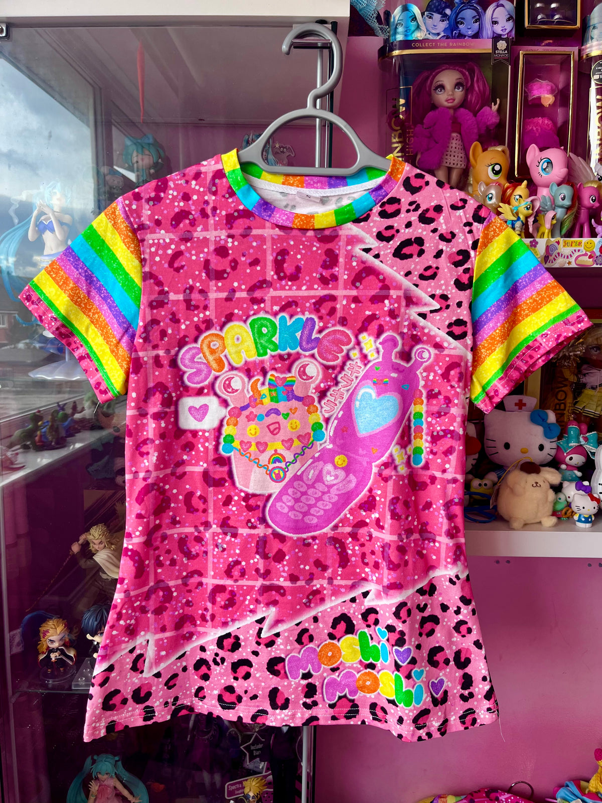 Moshi Moshi Himari! Cotton T-shirt - Fitted