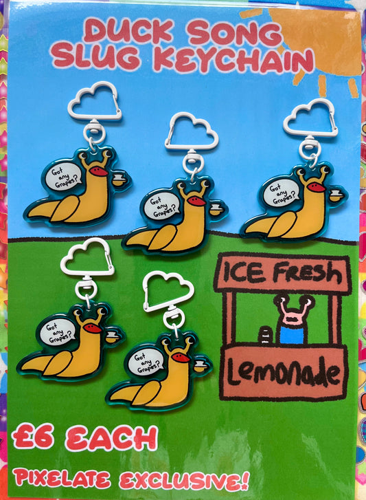 Duck Song Slug Keychain