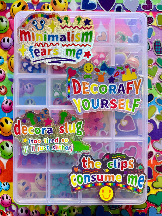 DECORA SLUGZ Holographic Stickers