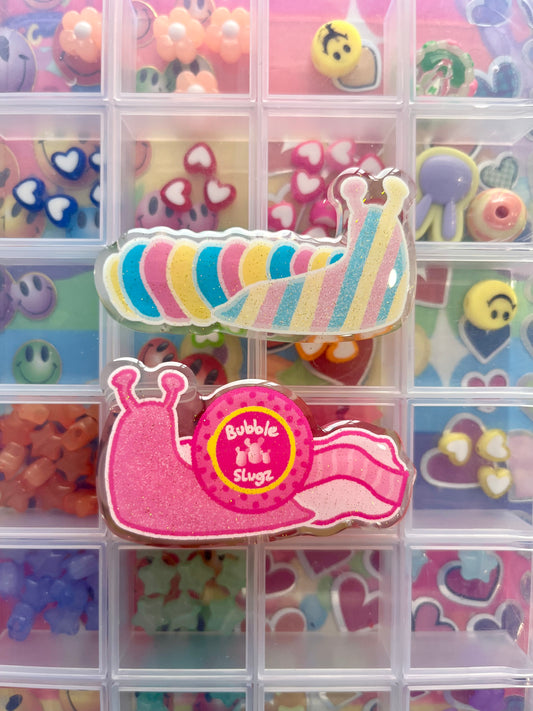 DECORA SLUGZ Glitter Epoxy Candy Slugs Hairclip