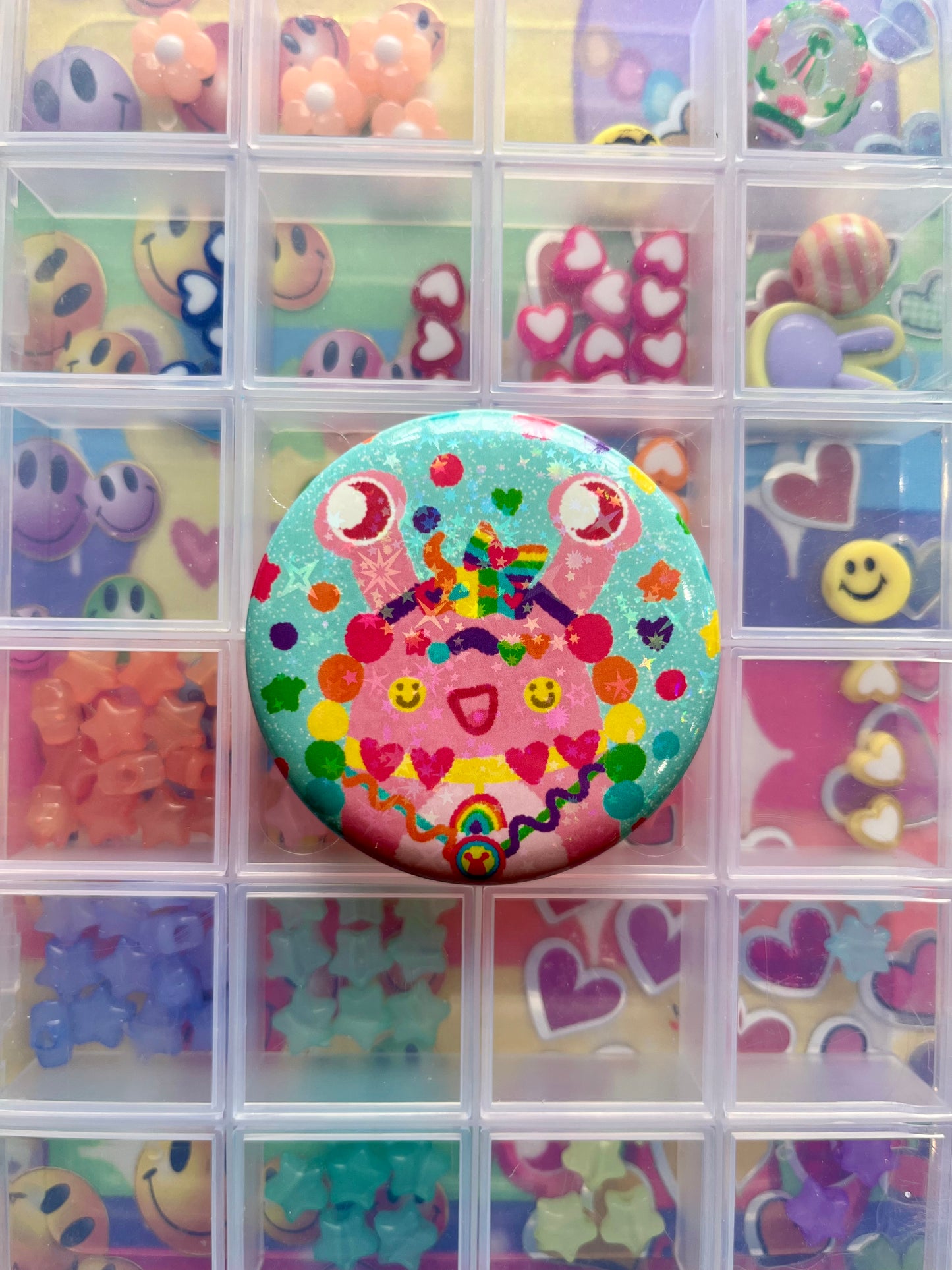 DECORA SLUGZ Series 2 Character Holographic Badge