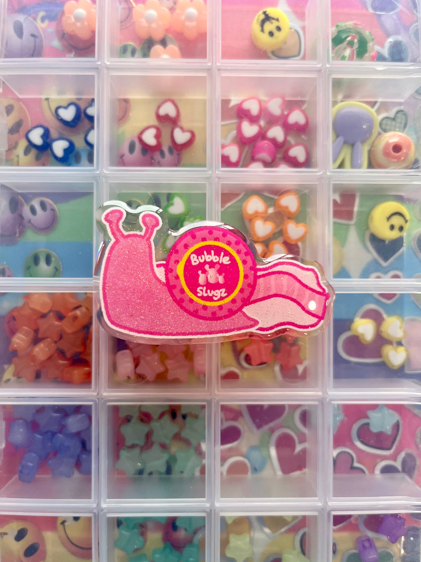 DECORA SLUGZ Glitter Epoxy Candy Slugs Hairclip