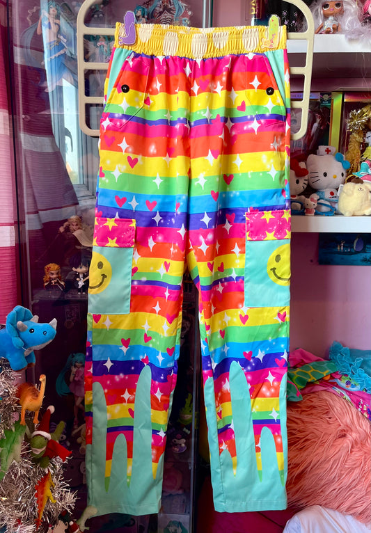 Rainbow Slug Slime Cargo Pants