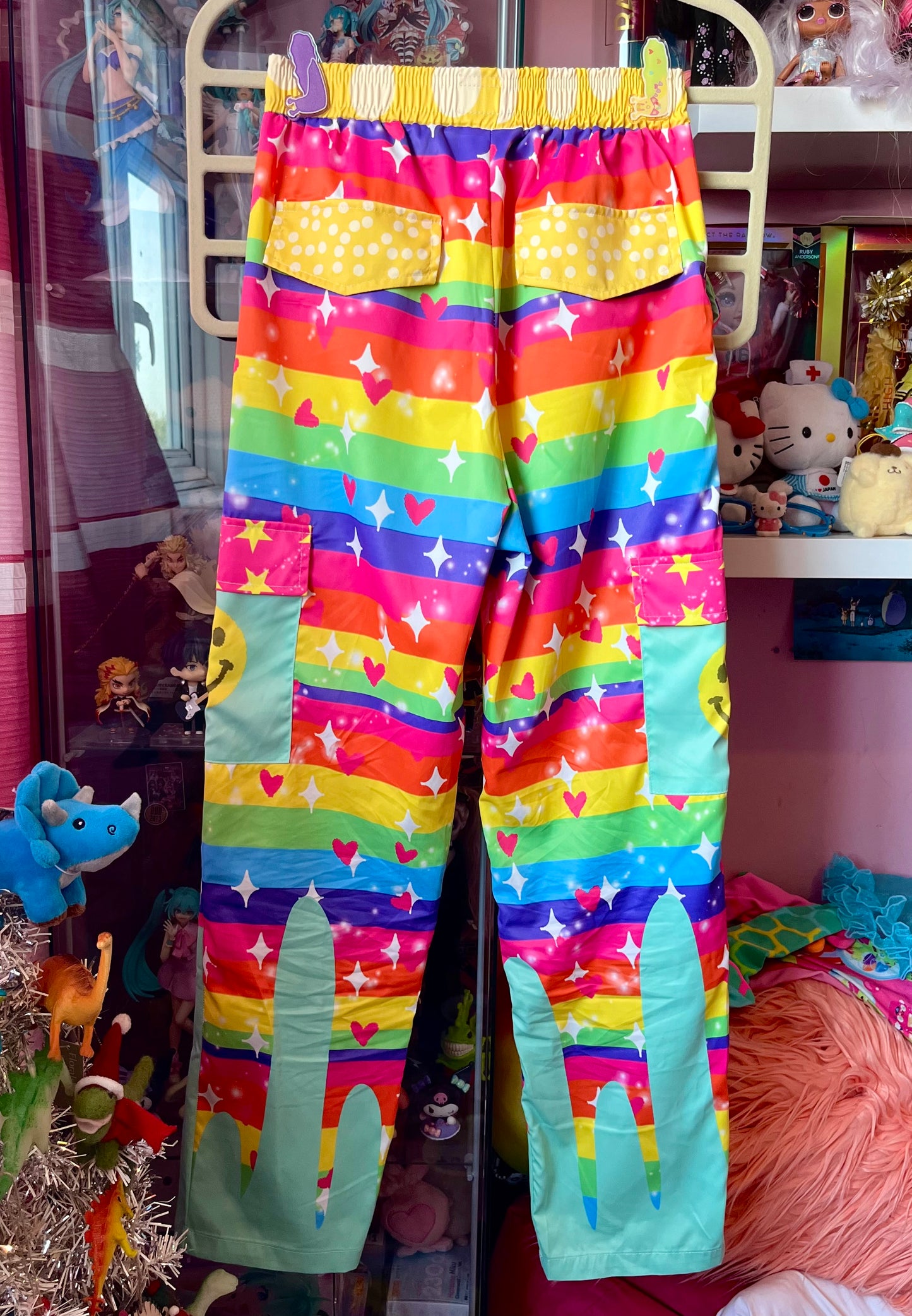 レインボースラッグスライムカーゴパンツ