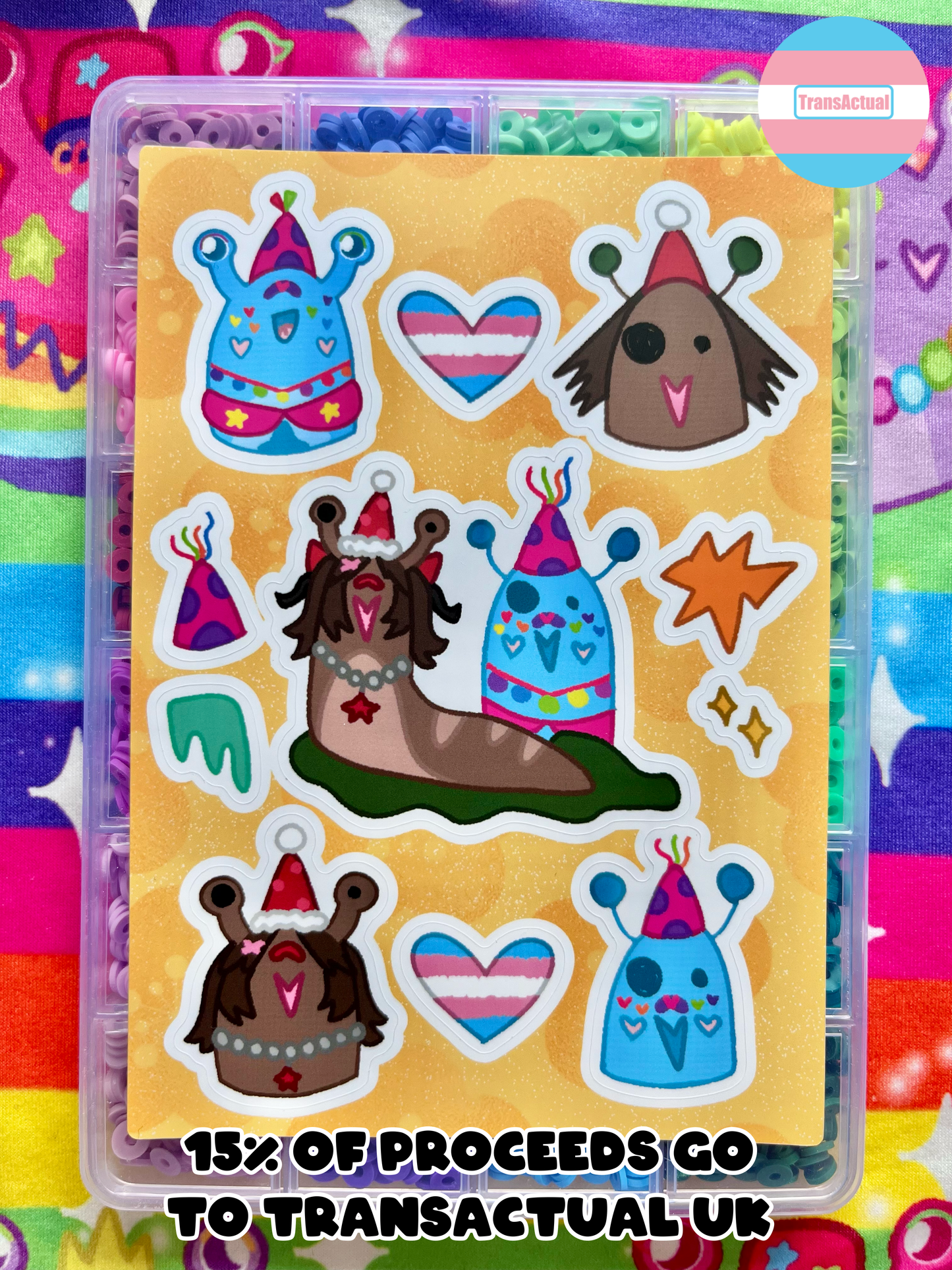 Santa Shelby Slug X DECORA SLUGZ Sticker Sheet