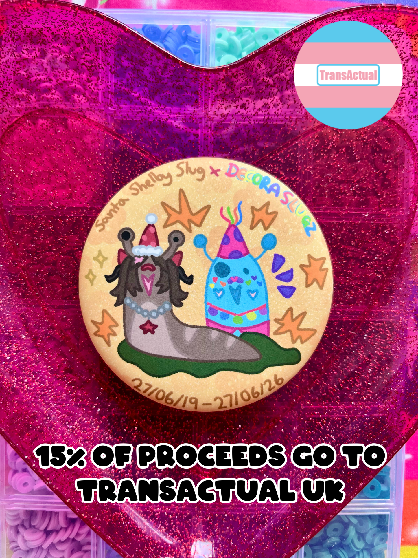 Santa Shelby Slug X DECORA SLUGZ Matte Badge