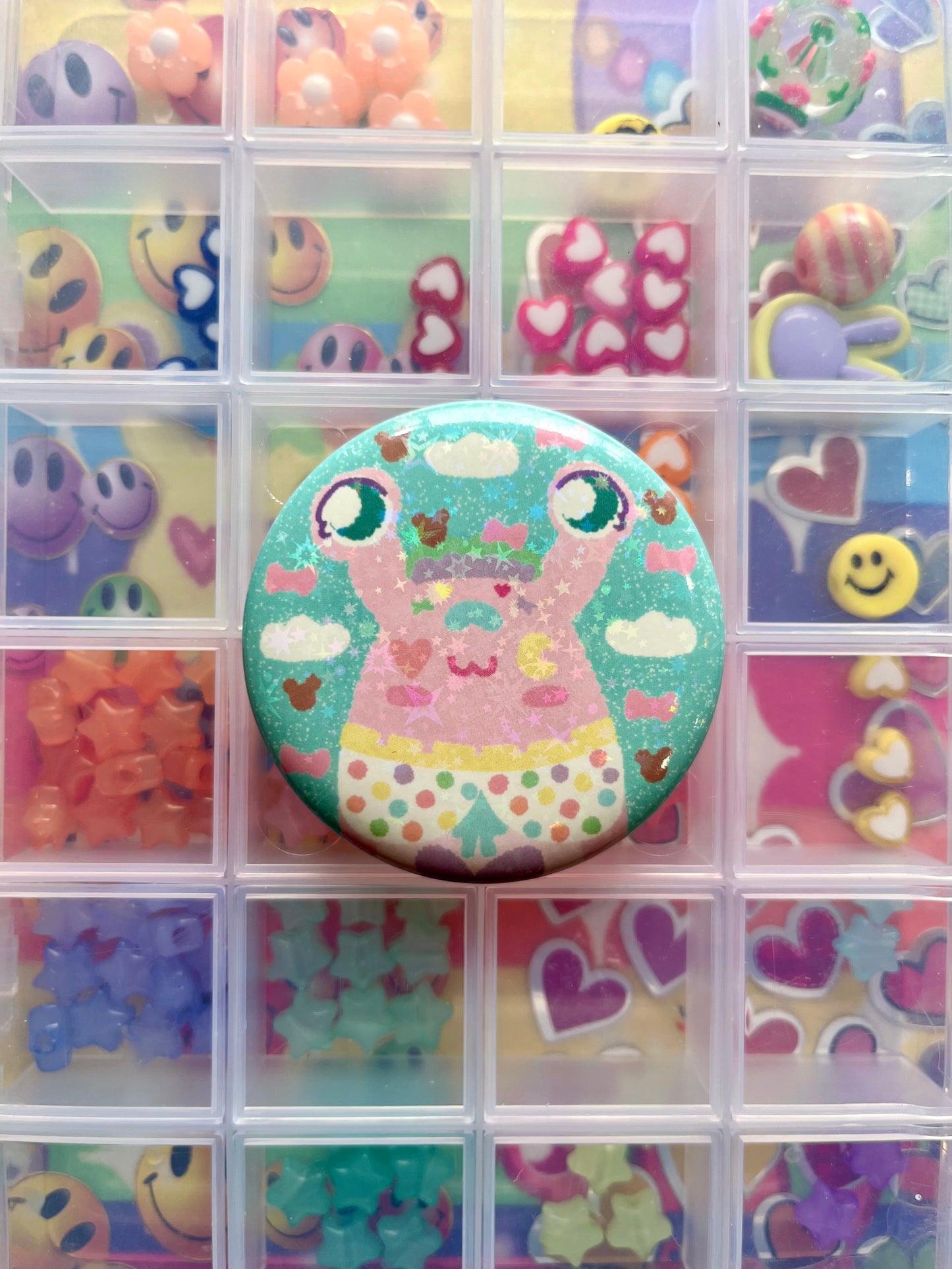 DECORA SLUGZ Series 2 Character Holographic Badge