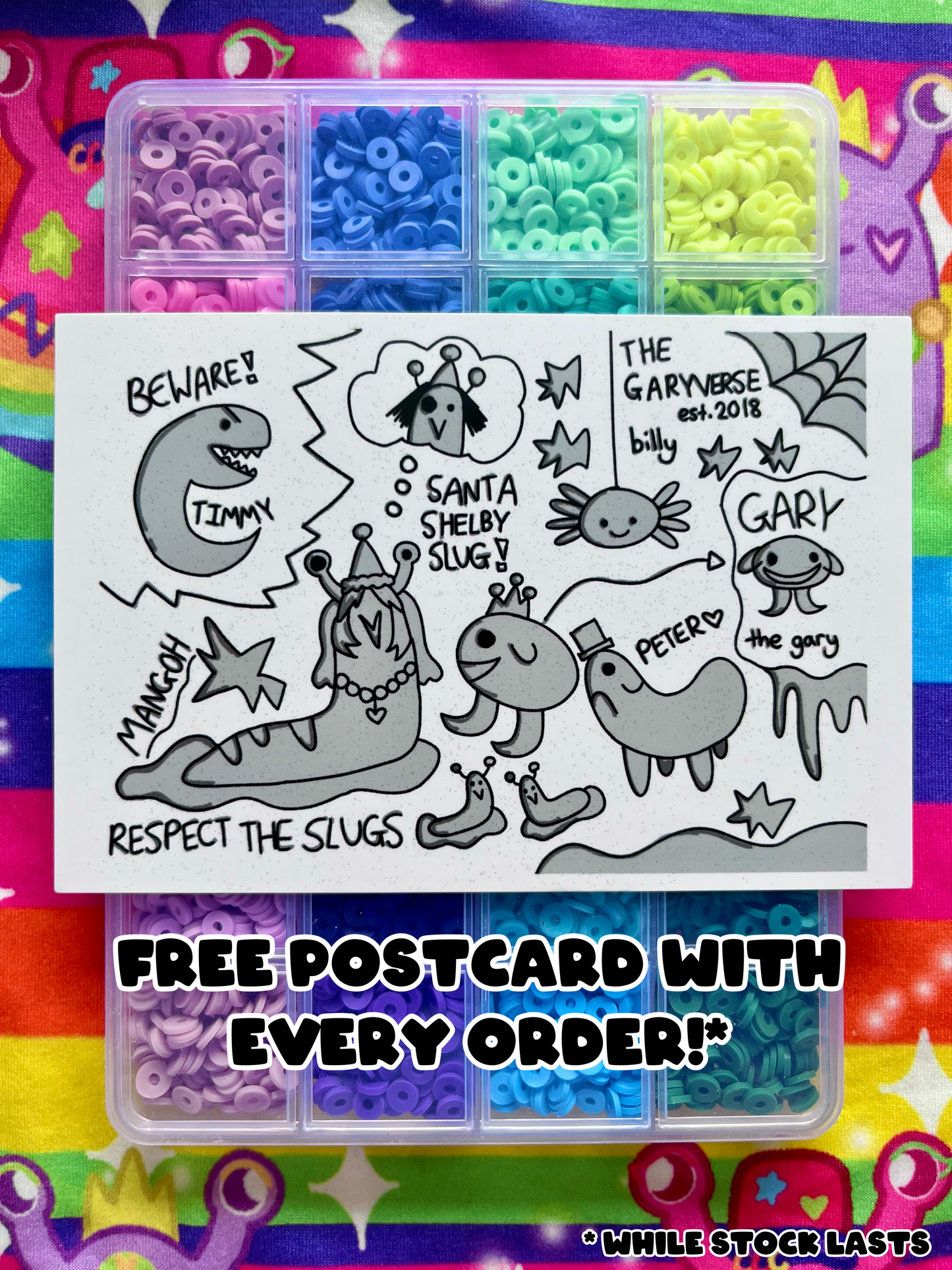 “Welcome to Slugland” Santa Shelby Slug x DECORA SLUGZ Sticker