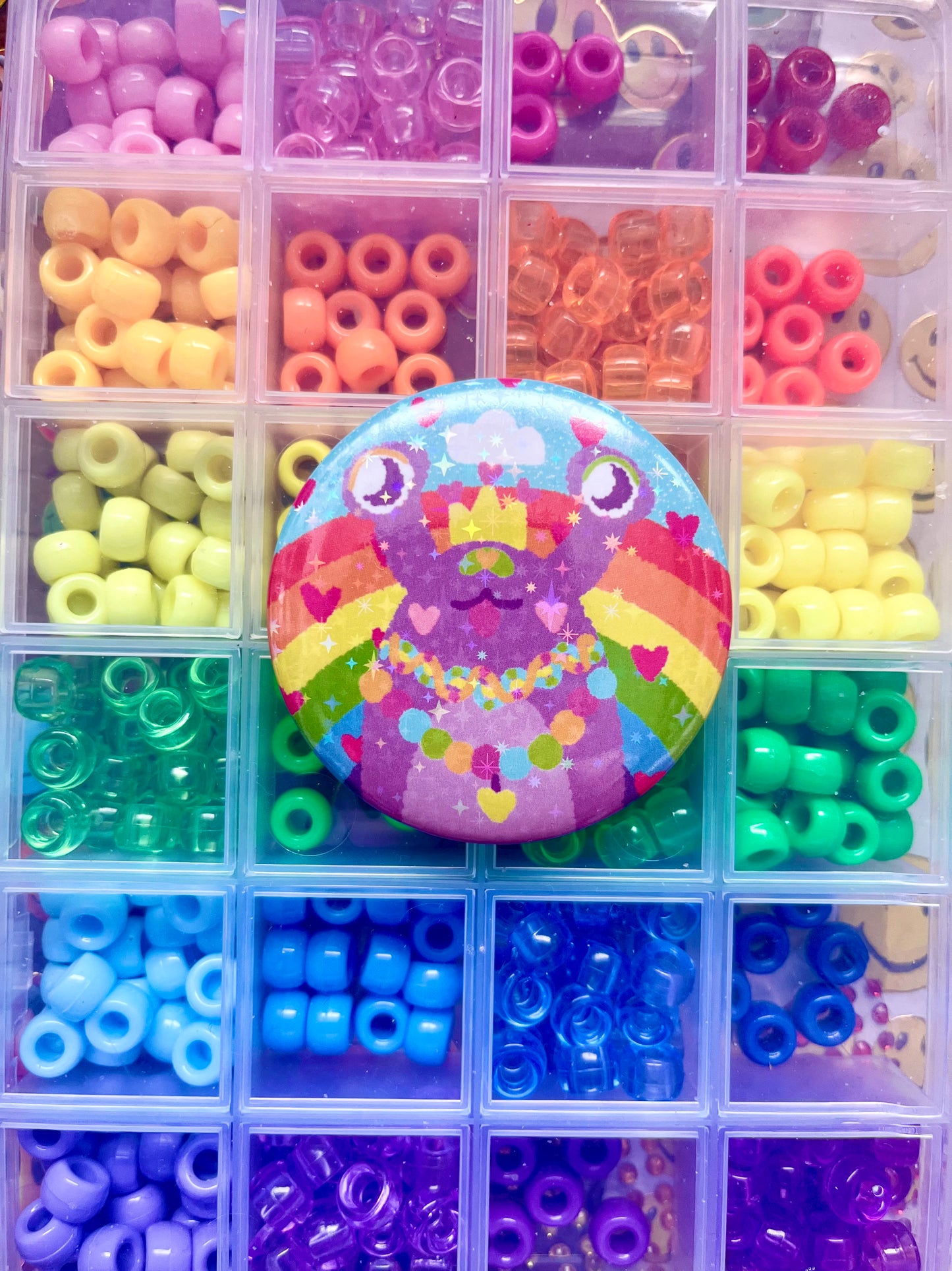 DECORA SLUGZ Character Holographic Badge