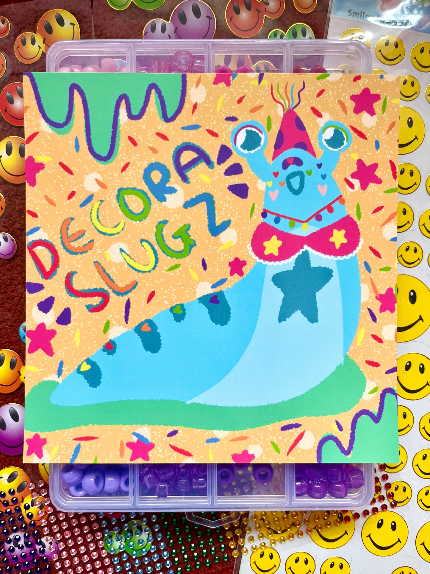 DECORA SLUGZ Illustration A5 Art Print