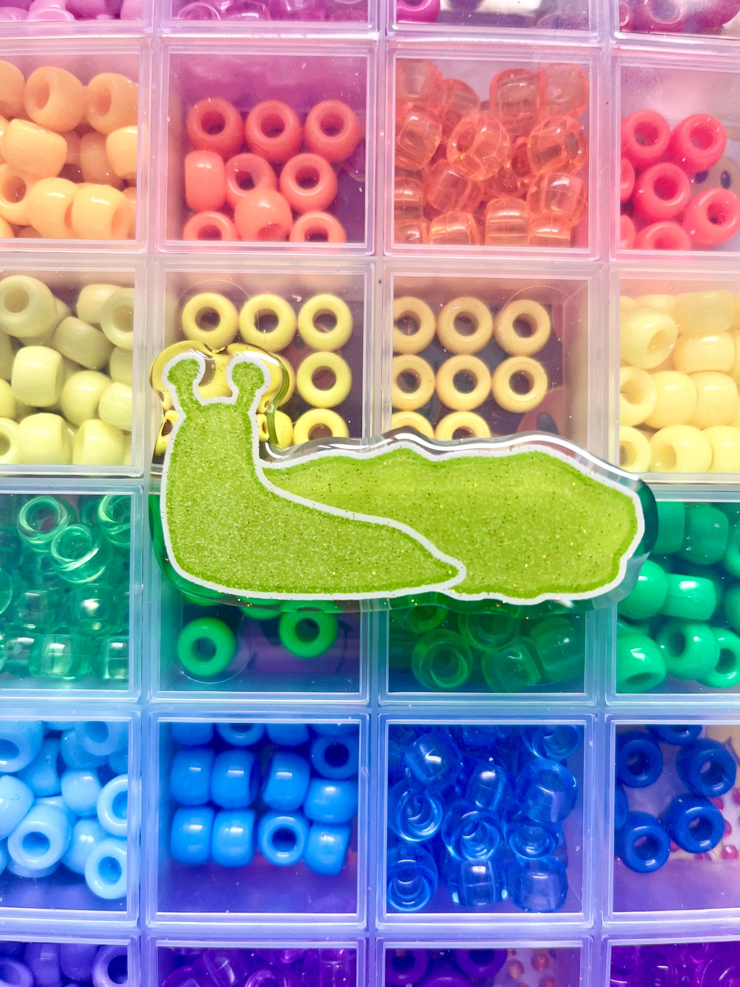 DECORA SLUGZ Jelly Slugs Glitter Epoxy Acrylic Hairclip