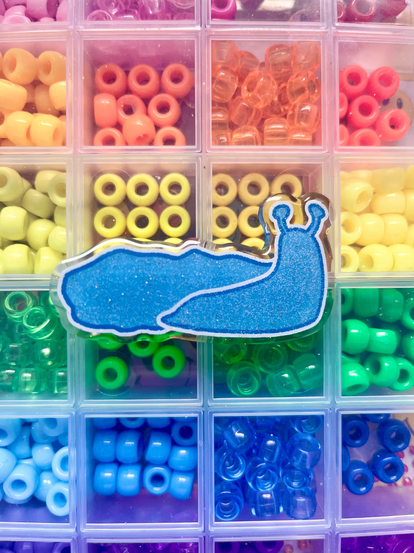 DECORA SLUGZ Jelly Slugs Glitter Epoxy Acrylic Hairclip