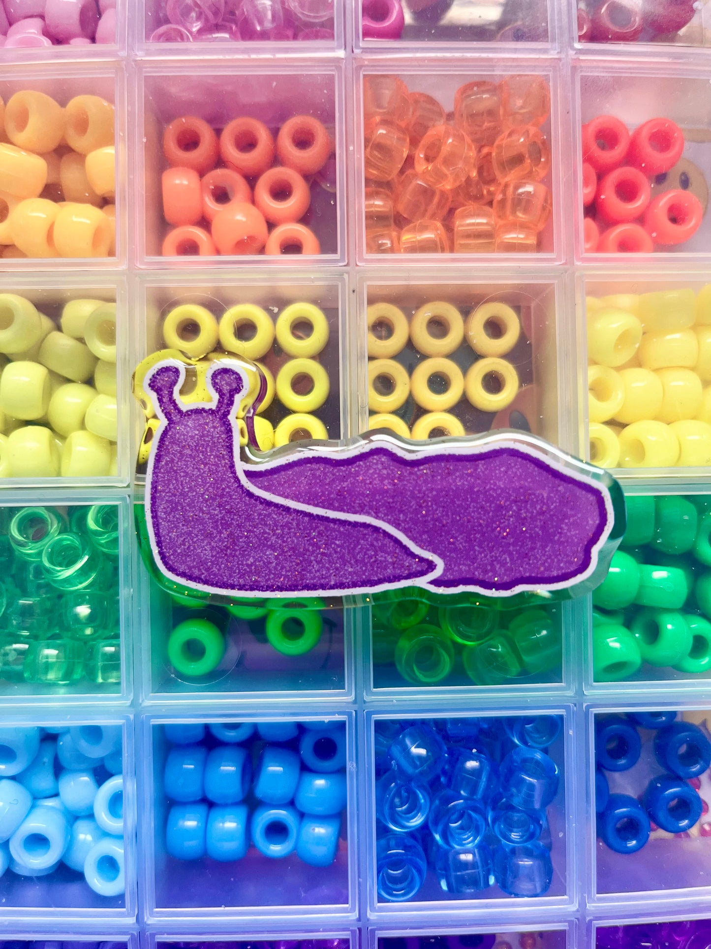 DECORA SLUGZ Jelly Slugs Glitter Epoxy Acrylic Hairclip